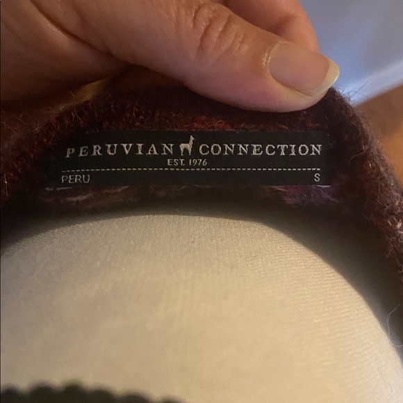 Peruvian Connection 100% Alpaca Wool
Cardigan Sweater Size S Handmade Soft Warm - Picture 9 of 15